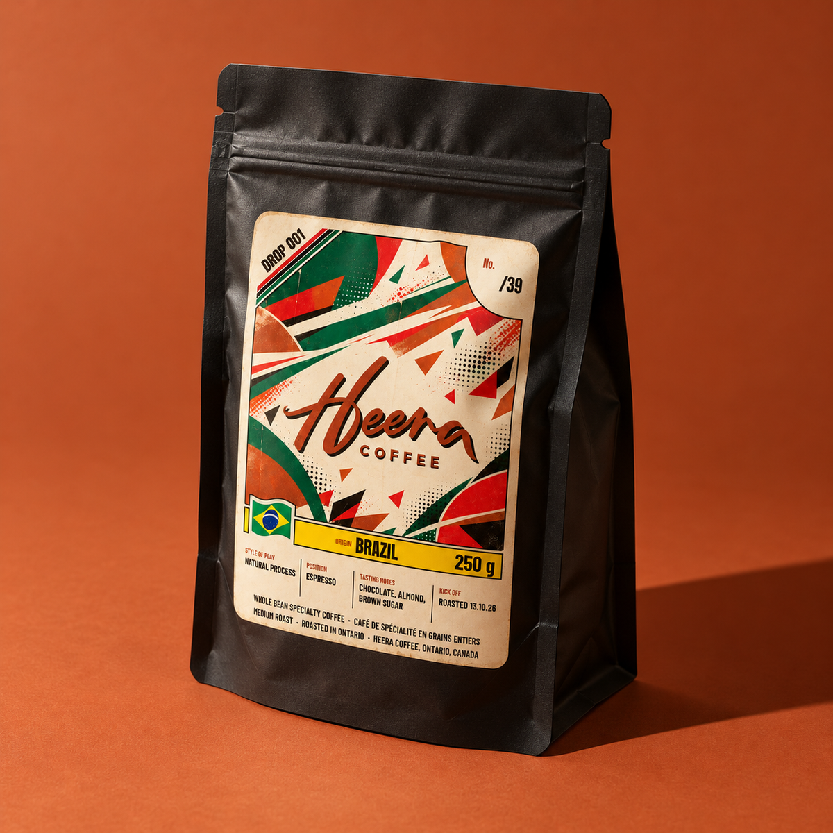 HEERA Drop 001 bag, Italia 90, Brazil